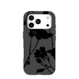 Black Shadow Petals iPhone 17 Pro Case