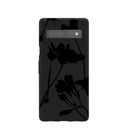 Black Shadow Petals Google Pixel 7a Case