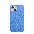 Electric Blue Shark Frenzy iPhone 14 Case
