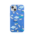 Electric Blue Sheep Dreamers iPhone 14 Case