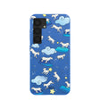 Electric Blue Sheep Dreamers Samsung Galaxy S25 Case
