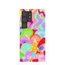 Powder Blue Shroom Spiral Samsung Galaxy S24 Ultra Case