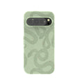 Sage Green Snaky Google Pixel 9/9 Pro Case