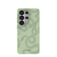 Sage Green Snaky Samsung Galaxy S26 Ultra Case