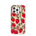 Seashell Strawboories iPhone 14 Pro Case