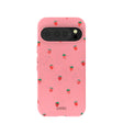 Bubblegum Pink Summer Berries Google Pixel 10/10 Pro Case