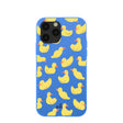 Electric Blue Sunny Ducklings iPhone 11 Pro Case