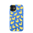 Electric Blue Sunny Ducklings iPhone 11 Case