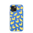 Electric Blue Sunny Ducklings iPhone 13 Mini Case