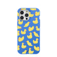 Electric Blue Sunny Ducklings iPhone 15 Pro Max Case