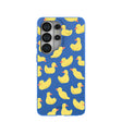 Electric Blue Sunny Ducklings Samsung Galaxy S26 Ultra Case