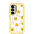 Clear Sunny Side Up Samsung Galaxy S26 Case With Sunbeam Ridge (Magnetic Charging included)