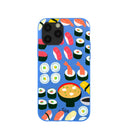 Electric Blue Sushi Night iPhone 11 Pro Case