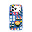 Electric Blue Sushi Night iPhone 17 Pro Case