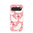 Bubblegum Pink Swan Garden Google Pixel 10 Pro XL Case
