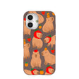 Chocolate Brown Sweet Capybaras iPhone 16 Case