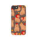 Chocolate Brown Sweet Capybaras iPhone 6/6s/7/8/SE Case