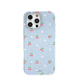 Powder Blue Sweet Cherries iPhone 16 Pro Max Case