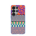 Electric Blue Tangerine Mix Samsung Galaxy S26 Ultra Case