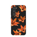 Black Tiger Lily Samsung Galaxy S23 Case