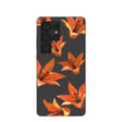 Black Tiger Lily Samsung Galaxy S25 Ultra Case
