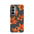 Black Tiger Lily Samsung Galaxy S26 Case
