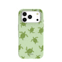 Sage Green Tiny Turtles iPhone 17 Pro Case