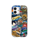 Black Trail Stickers iPhone 17 Case