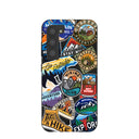 Black Trail Stickers Samsung Galaxy S23 Case