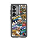 Clear Trail Stickers Samsung Galaxy S26 Case With Noir Ridge (Magnetic Charging included)