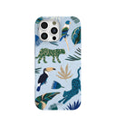 Powder Blue Tropical Rainforest iPhone 16 Pro Max Case