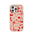 Seashell True North Red iPhone 15 Pro Case