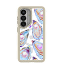 Clear Twilight Pearl Samsung Galaxy S26 Case With London Fog Ridge (Magnetic Charging included)