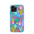 Electric Blue Underwater Blooms iPhone 11 Pro Case