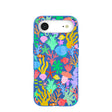 Electric Blue Underwater Blooms iPhone Air Case