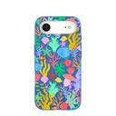 Electric Blue Underwater Blooms iPhone Air Case