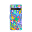 Electric Blue Underwater Blooms Google Pixel 7 Case