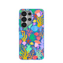 Electric Blue Underwater Blooms Samsung Galaxy S26 Ultra Case