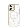 Clear Vanilla Flora iPhone 17 Case With London Fog Ridge (MagSafe included)