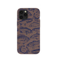 Chocolate Brown Vintage Catch iPhone 12 Pro Max Case