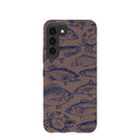 Chocolate Brown Vintage Catch Samsung Galaxy S22 Case