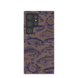 Chocolate Brown Vintage Catch Samsung Galaxy S24 Ultra Case