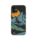 Black Vintage Peaks iPhone 12 Mini Case
