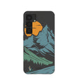 Black Vintage Peaks Samsung Galaxy S25 Case