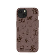 Chocolate Brown Wild Frontier iPhone 13 Case