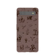 Chocolate Brown Wild Frontier Google Pixel 6a Case