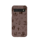 Chocolate Brown Wild Frontier Google Pixel 8a Case