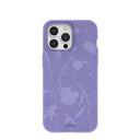 Lavender Wildflower Stitching iPhone 15 Pro Max Case