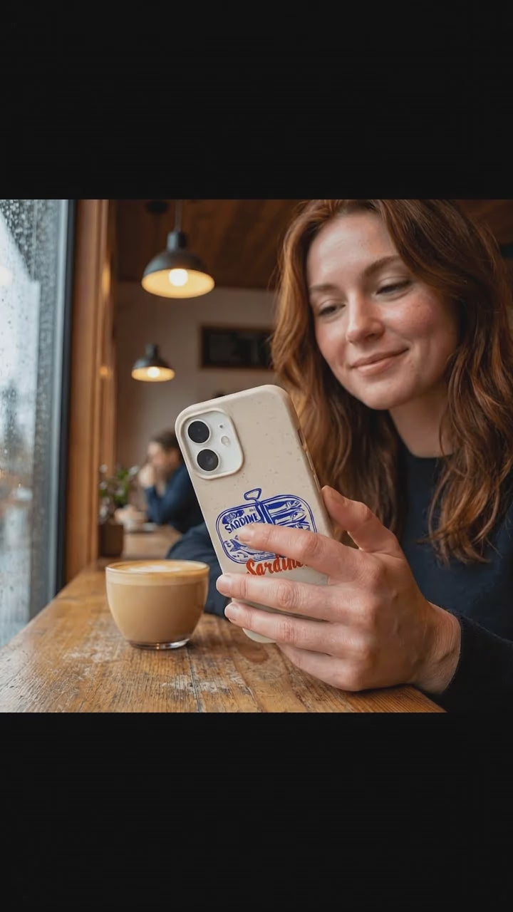 Seashell Sardines iPhone 17 Case - Product video demonstration