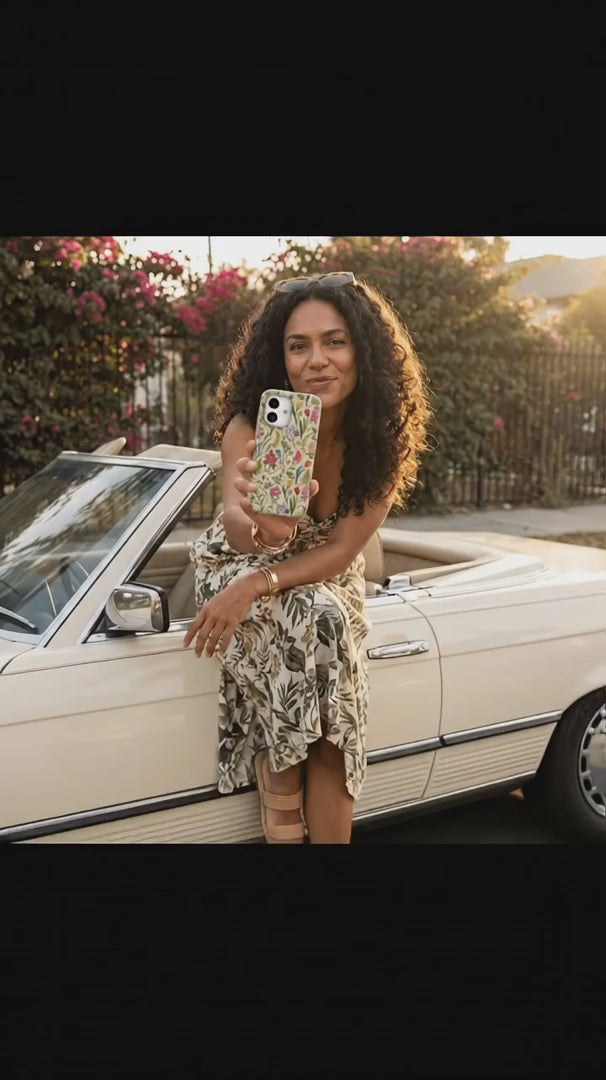 Seashell Bee Meadow iPhone 16 Pro Case - Product video demonstration